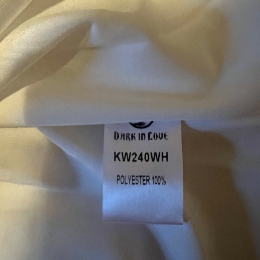 Dark in love white tutu mini skirt - Picture 4 of 4